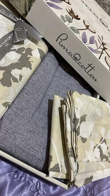 prostina desti: Pima Cotton yataq dəsti - Material: 100% Pima pambıq (qutuda “Pima — 3