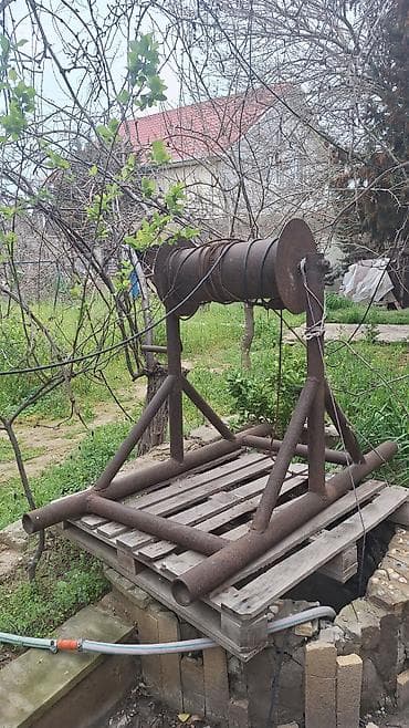 pol aparati: Məhsul: Manual quyudan suqaldırma üçün metal vintli çarx (vinç) — 2