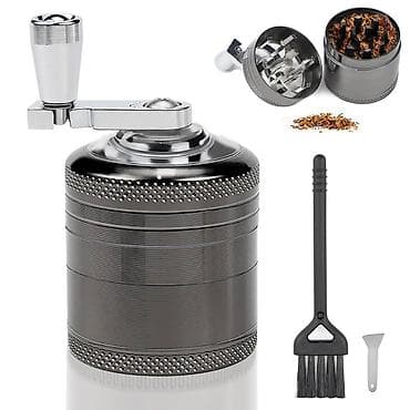 Dönər qolu olan metal ədviyyat/ot üyüdücüsü - Material: möhkəm metal