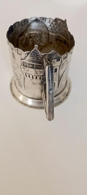 sufreler instagram: Sovet dövrü,1940-cı illər.Gümüşlənmiş metaldan hazırlanmış qədəh üçün — 4