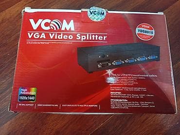 canon e414 printer: VCOM VGA Video Splitter – model VDS8015 (DD132) Xüsusiyyətlər: - 1 — 4