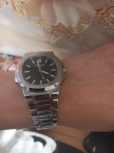 apple saat: Qol saatı, Patek Phillipe, rəng - Gümüşü — 4