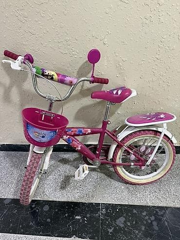velosibet 26: Uşaq velosipedi – qızlar üçün, bənövşəyi/çəhrayı dizayn — 1
