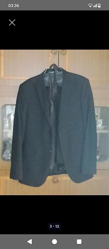 geynilmis paltarlar: Pashaturk kişi geyim dəsti - Rəng: qara (ağ köynəklə) - Stil: Slim — 10