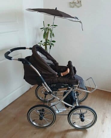 usaq ucun qolbaqlar: Çıxarıla bilən beşikli araba, Yaş: 30 ay — 3