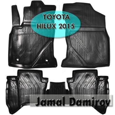 monitor masin ucun: Toyota hilux 2015 üçün poliuretan ayaqaltilar. Полиуретановые коврики — 1