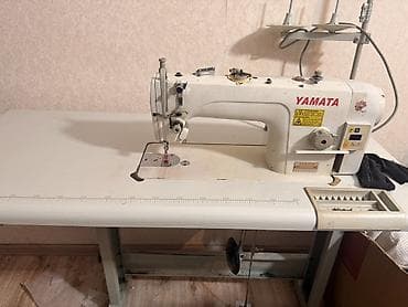 Yamata sənaye tikiş maşını – masa və ayaq pedalı ilə komplekt — 1