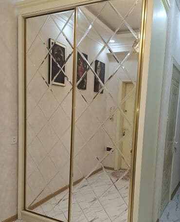 шкаф купе: Б/у, Купе, 2 двери Прямой шкаф, Гардеробный шкаф, Азербайджан — 1