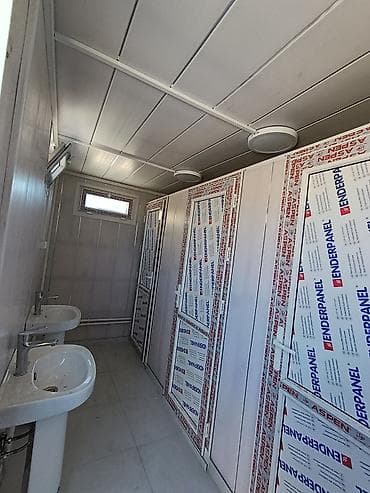 бак для душа: Modul tipli sanitariya-konteyneri - Daşına bilən metal karkaslı — 2