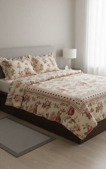 Döşəklər: Yeni Böyüklər üçün İki nəfərlik 4 fəsil Pambıq Pastel dəsti, Ödənişli çatdırılma — 3