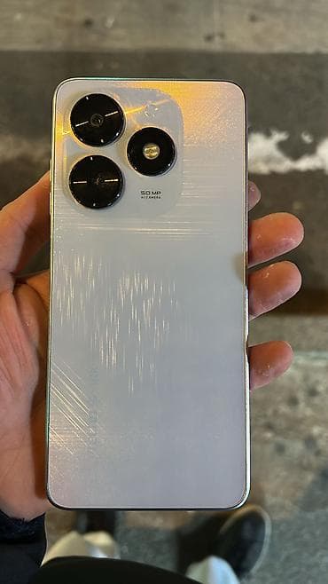 Аудиотехника: Tecno Spark 20C, 128 ГБ, цвет - Голубой, Отпечаток пальца — 6