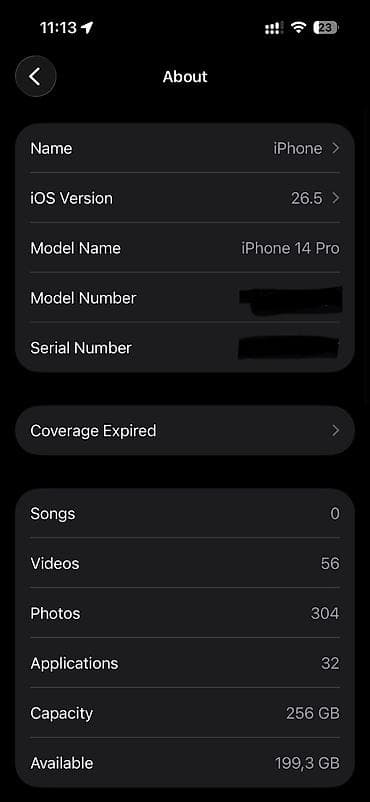 mac pro: IPhone 14 Pro, 256 GB, Black Titanium, Simsiz şarj, Face ID, Sənədlərlə — 8