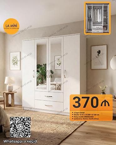 ayaggabi dolabi: La Mini – Laconic & Minimalism Məhsul: 4 qapılı paltar dolabı — 1