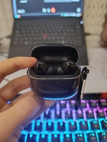 uşaq üçün qulaqcıq: İşlənmiş Simsiz (Bluetooth) Qulaqcıqlar, Xiaomi, rəng - Qara — 1