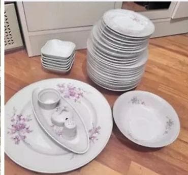 supnik qaşığı: Nahar dəsti, rəng - Ağ, Farfor — 2