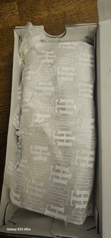 rezin botlar: Tommy Hilfiger qadın balerinləri - Rəng: ağ - Modelləmə: yumru — 4