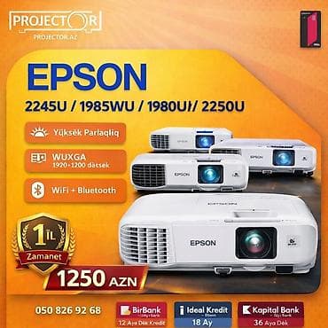 İşlənmiş Portativ Proyektor Epson, Ödənişli çatdırılma