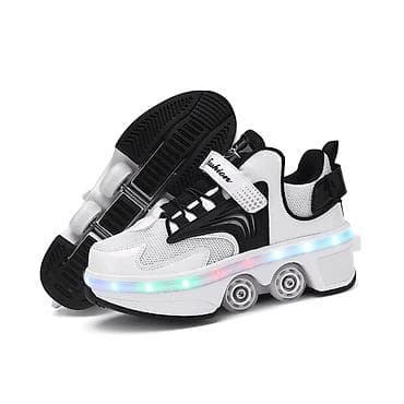 Спортивный инвентарь: Çevrilə bilən təkərli idman ayaqqabısı - 2-si 1-də dizayn: adi idman — 2