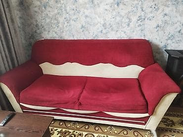 Vhatsappla elaqe saxlayın Qırmızı-bej yumşaq mebel dəsti - Tərkib: 1