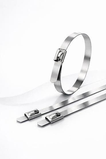 Paslanmayan poladdan kabel bağları (metal zip tie) - Material