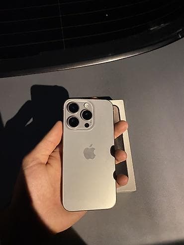 iphone 1 pro: IPhone 15 Pro, 256 GB, Natural Titanium, Simsiz şarj, Face ID — 1