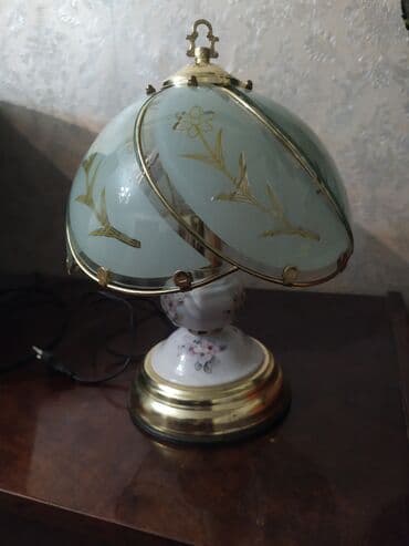 lan кабель: Masaüstü dekorativ abajur lampa - Stil: klassik/vintaj dizayn - — 1