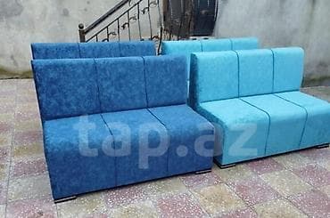 kafe divanlari: Kafe və restoran üçün modul yumşaq oturacaqlar - Dizayn: Arxa — 3