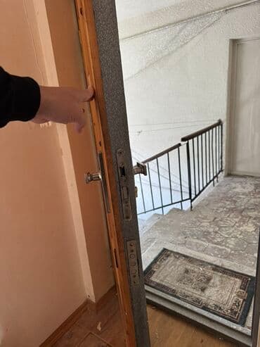 boya fırcası: Möhkəm metal karkaslı giriş qapısı - Material: iç tərəfi bərk ağac — 2