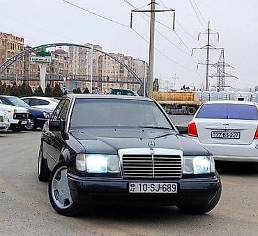 sam diskler: Mercedes-Benz E-Class W124 sedan - Korpus: qara rəng, 4 qapı, tünd — 2