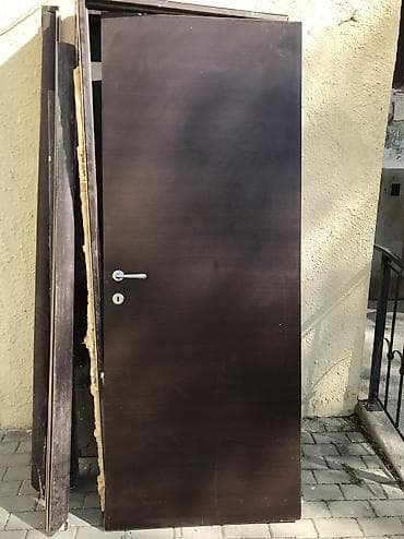 plastik qapllar: Yataq otağı üçün İşlənmiş Otaq qapısı Plintus ilə, Zəmanətli, Pulsuz quraşdırma, Ünvandan götürmə — 2