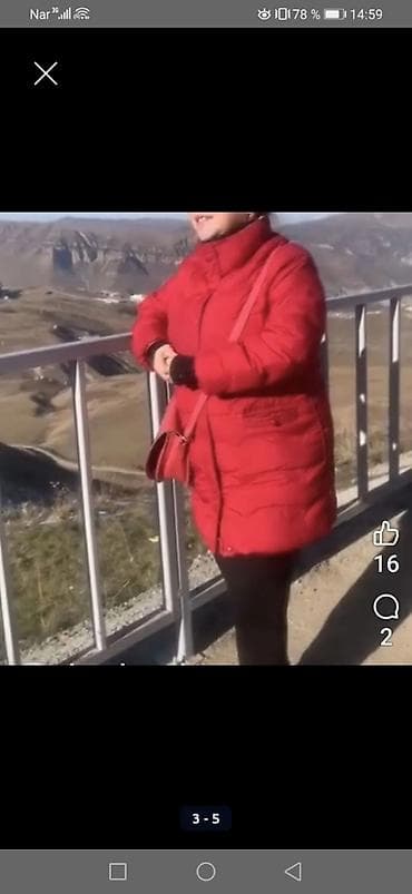 termo geyim: Qadınlar üçün qışlıq şişmə palto - Payız yaz mövsümü üçün. 150 manata — 2