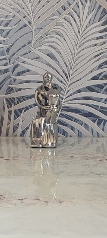 yeni il qutuları: Fiqur, Keramika, rəng - Ağ — 4