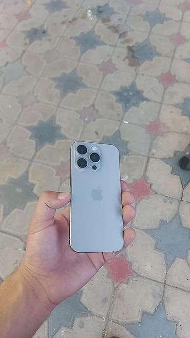 ses kalonka: IPhone 15 Pro, 128 GB, Gümüşü, Face ID — 1