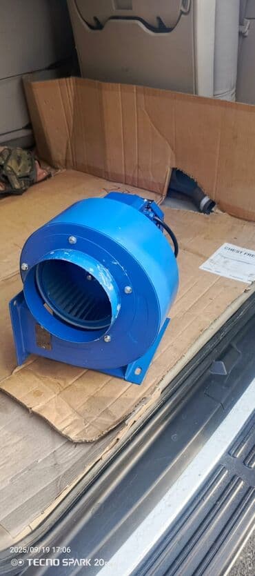 tal: Mavi metal korpuslu radial/şanxay tipli ventilyator Məhsulun təsviri — 1