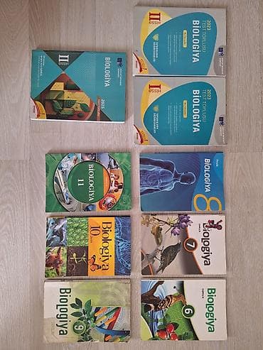 ▪️Biologiya sinif kitabları - hər biri 4 manat ▫️2023 Biologiya 1ci və