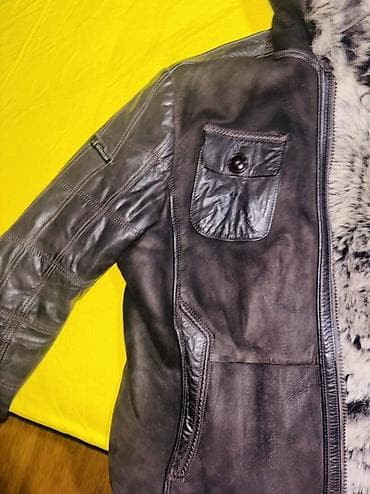 Kurtkalar: Kurtka, Dəri, Qış, 2XL — 4