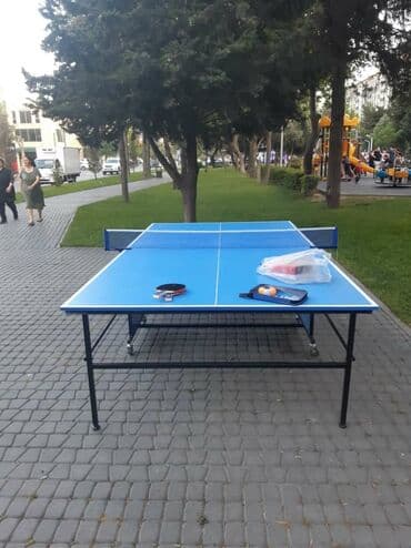 Çadırlar: Tenis stolu Tenis masasi. Теннисный стол Təkərli rahat daşınan — 1