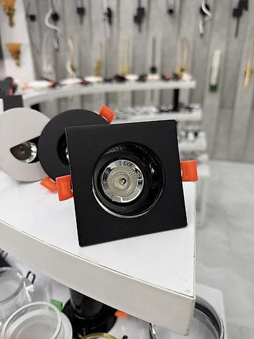 tavalar: Metal korpuslu tavan spotu – LED lamp uyğundur - Növ: daxili (gizli) — 1