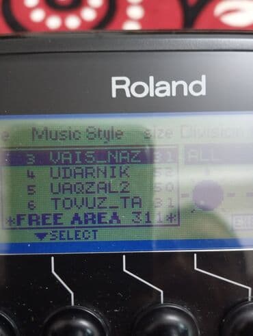 синтизатор: Синтезатор, Roland, Б/у, Самовывоз, Платная доставка — 6