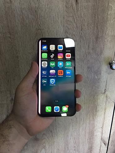 IPhone 12 Pro Max, 256 GB, Göy, Qırıq