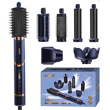 VGR V-477 7-in-1 Hot Air Styler - 7 başlıq: iki müxtəlif diametrli