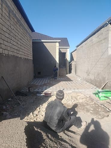 Балконы: Tamet (bardür və səki daşı) döşəmə xidməti - Həyətyanı sahə, qaraj — 7