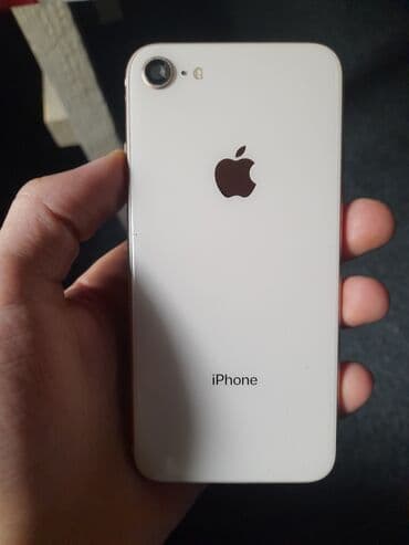 i̇phone 4s: IPhone 8, 64 GB, Ağ, Barmaq izi — 3