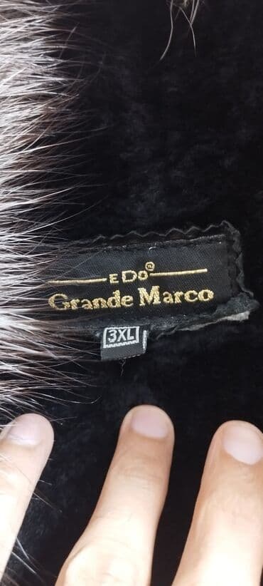 dublyonka dublonka дублёнка: Palto, 3XL, rəng - Qara — 4