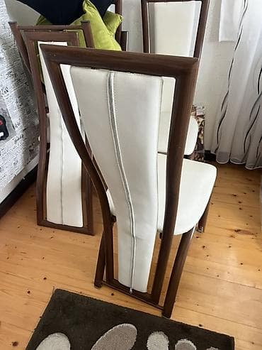 taxdalar: Qonaq otağı üçün, rəng - Ağ Stul — 2