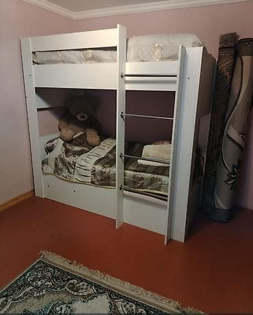 Oğlan və qız üçün, Çarpayı, Matrassız, Siyirməsiz, Laminat