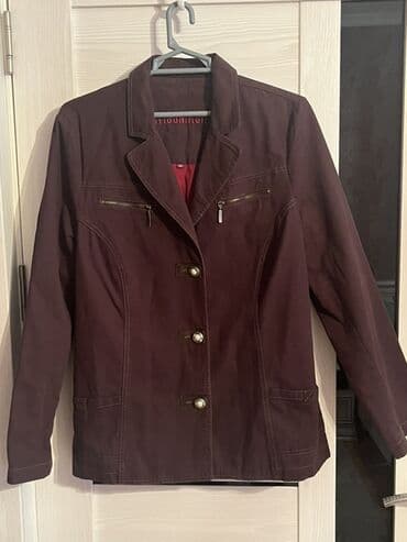 WISSMACH qadın gödəkçə - Rəng: tünd qəhvəyi/bordo tonu - Ölçü: 44