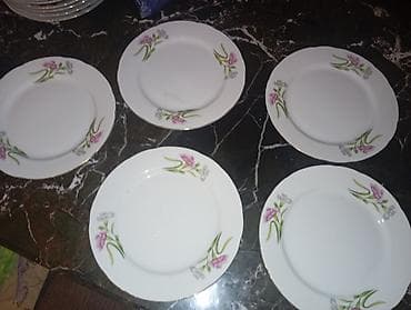 yemek yeyen bowqablar: Boşqablar, rəng - Ağ, Farfor, Yaponiya — 1