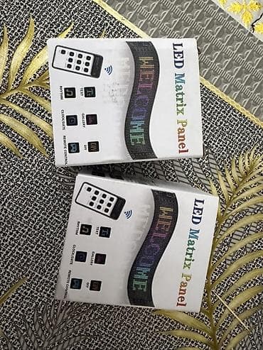 matrix boom: RGB LED matris ekran paneli – proqramlaşdırıla bilən animasiya lövhəsi — 9