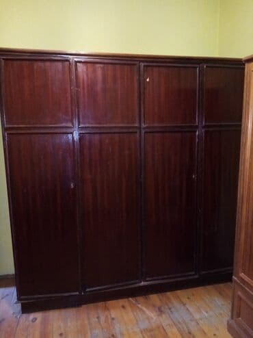 Ev üçün digər mebel: İşlənmiş, Açılan, 4 qapılı Düz dolab, Qarderob, paltar dolabı, Azərbaycan — 1